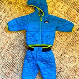 Patagonia Baby Puffer Coat and Snow Pants (Reversible)